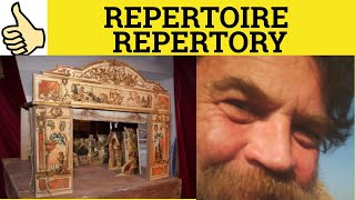 🔵 Repertoire Repertory  Repertoire Meaning  Repertory Examples  Repertoire Defined Foreign Words [upl. by Idoc214]