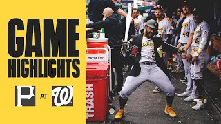 Miguel Andujar Gets Callup Homers in Win  Pirates vs Nationals Highlights 42923 [upl. by Ardena]