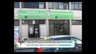 Vicente López Trámite para la licencia de conducir [upl. by Hanahs635]