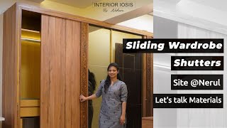 Sliding Wardrobe Design for Bedroom With Mirror  Sliding Wardrobe Doors  Interior Iosis by Nihara [upl. by Terrej]