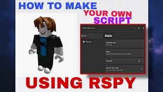 How to make your Own script using Rspy Unli money and Stuff [upl. by Obel]