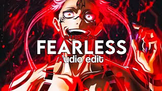 Fearless  Audio edit  Copyright free song  Alfronaudios [upl. by Rosie]