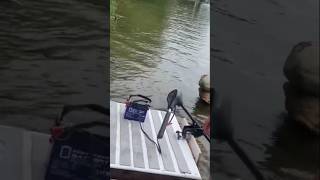 The micro pontoon boat that I built floats three people perfectly Watch till the end boatbuilder [upl. by Euf]