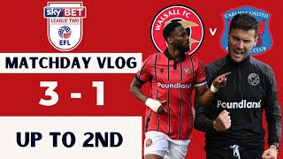 Walsall 31 Carlisle matchday vlog  up to 2nd [upl. by Suinuj]