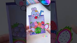 DIY fruits craft 🍉🍑🫐🍇 shorts tonniartandcraft love youtubeshorts art diy [upl. by Earazed]