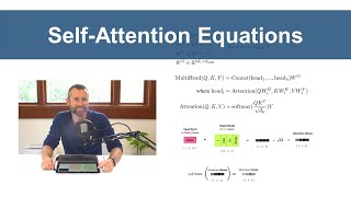 SelfAttention Equations  Math  Illustrations [upl. by Poole]