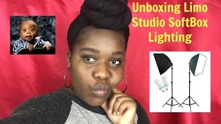 Unboxing Limo Studio 700W  Softbox Lighting Kit  TAMMIE [upl. by Otis]