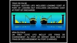 Liner Terms 2013 Quiz QCM Manutention Portuaire [upl. by Kimmi]