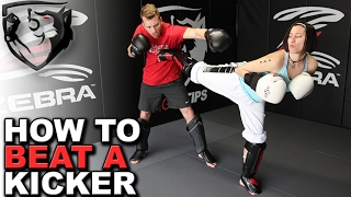 How to Beat a Kicker TaekwondoKarateStyle with Punches [upl. by Eikin]