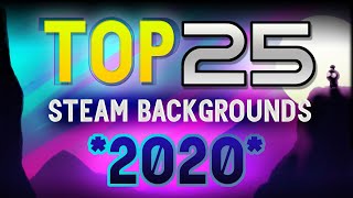 TOP 25 STEAM PROFILE BACKGROUNDS 2020 List of all backgrounds in desc [upl. by Ardys435]