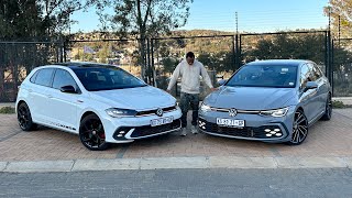 New VW Golf 8 GTI Vs Polo GTI Comparison Review  Which One Should You Buy [upl. by Croteau]