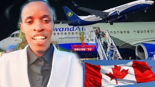 Karosi Bitunguranye yu riye indege Ajyiye muri Canada 🇨🇦 byihuse Igitangaza kirabaya Mbega ibyishimo [upl. by Pearlstein247]