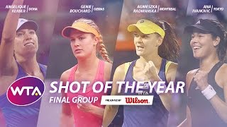 2014 WTA Shot of the Year  Final Group [upl. by Urania]