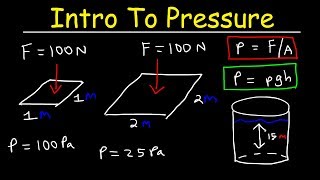 Introduction to Pressure amp Fluids  Physics Practice Problems [upl. by Anahsar]