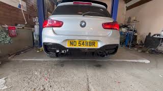 F20 118i 15t b38 dual exhaust conversion  JA CUSTOM TUNING [upl. by Urson96]