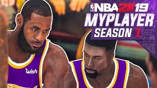 BALLING WITH LEBRON TBJZLPlays NBA 2K19 MyPlayer [upl. by Aromat]