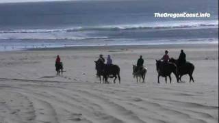 Horseback Riding in Pacific City Oregon [upl. by Fidela]