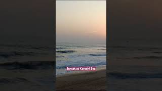 Beautiful Sunset at Karachi Sea [upl. by Aleris]