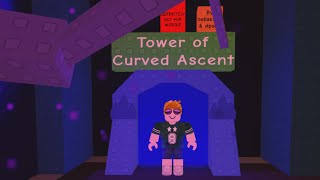 Beating All SCs in JToH  Part 15  Tower of Curved Ascent [upl. by Ylatan]