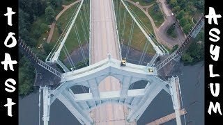 CLIMBING 400FT to the TOP of St Johns Bridge [upl. by Sou]