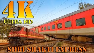 IRFCA  Shri Shakti Express In 4K Ultra HD [upl. by Jenei]