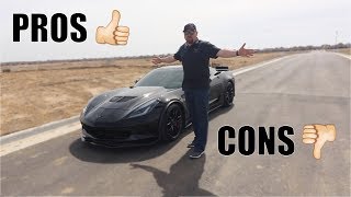 THE C7 CORVETTE Z06 PROS amp CONS [upl. by Norac]