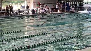 200 LC Backstroke Prelims MASSIVE Negative Split [upl. by Benedict]