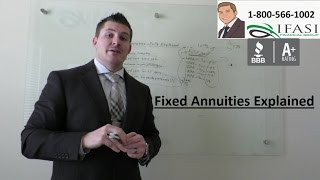 Fixed Annuity Explained  Fixed Annuities Review [upl. by Ralip451]