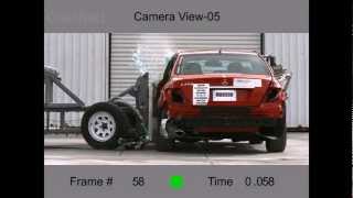 Mercedes Benz CClass  2013  Side Crash Test  NHTSA  CrashNet1 [upl. by Babcock51]