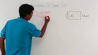 Input Impedance of Short Circuit [upl. by Adnoral]