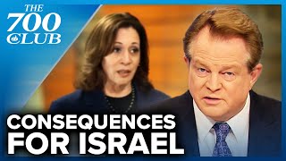 Kamala Harris Threatens Israel  The 700 Club [upl. by Kenney]