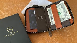 Vaultskin Notting Hill Zipper Wallet RFID  Men’s EDC Wallet Review [upl. by Leroi]