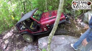 Dragons Tail Jeep Jamboree Trail Bethel Western Maine Mountain Jeepers Club Video 3 [upl. by Ahsihat71]