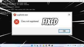 Class Not Registered Error Windows 11  FIXED [upl. by Barth167]