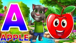 Phonics Song 2 with TWO Words in 3DA For Airplane  ABC Alphabet Songs with Sounds for Children688 [upl. by Ahsaelat193]