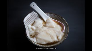 Super Easy Dou Hua Tau Foo Fah Soybean Puddingusing agar agar [upl. by Gilletta]