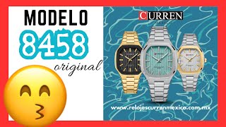 🔥 Curren 8458 ¡El Reloj que Impresiona 👀⏱️ [upl. by Messere72]