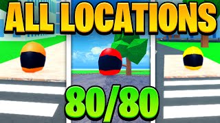 ALL 80 HELMET LOCATIONS In Car Dealership Tycoon Roblox Car Dealership Tycoon Hunt Event [upl. by Mingche]