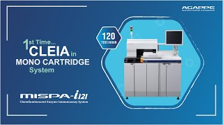 Mispa i121  Fully Automated Chemiluminescence Enzyme Immunoassay Analyzer  120 Testshr [upl. by Ahsiyt]