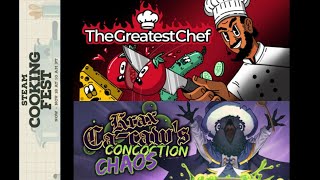 Two Kooky Casual Cooking Games from the Steam Cooking Fest 2024 [upl. by Nyrek]