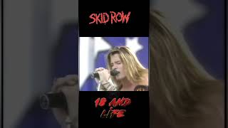 Skid Row  18 and Life Live 1989 🔥🎸 [upl. by Hawkie49]