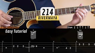 214  Rivermaya EASY Guitar Tutorial  Chords and Tab  Guitar Cover [upl. by Halyk]