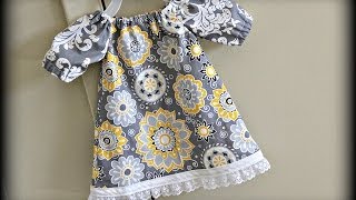 Baby Dress Sewing For Beginners [upl. by Mastic575]