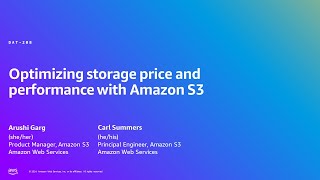 AWS Summit Berlin 2024  Optimizing storage price and performance with Amazon S3 DAT208 [upl. by Adnorat803]