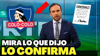 🚨😲COLO COLO EXPLOTA CONTRA E CONFIRMA LA ACTITUD DEL GOLEIRO QUE ENERVA NOTICIAS COLO COLO HOY [upl. by Ralston]