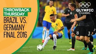 Brazil vs Germany  FULL Match  Mens Football Final Rio 2016  Throwback Thursday [upl. by Evita303]