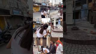 Live watercolor painting at Historical shaheed stambh shorts history meerut youtubeshorts [upl. by Doralynne285]