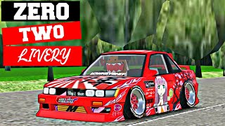 Fr Legends Livery Itasha S13  Zero Two Free Livery Code [upl. by Bean]