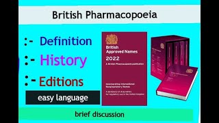 British Pharmacopoeia  Pharmaceutical Analysis Pharmaceutics  Pceutical Inorganic Chemistry [upl. by Erena384]