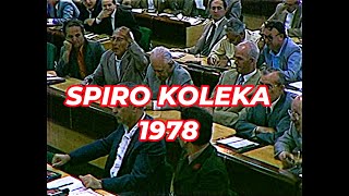 Spiro Koleka Fuqizimi i Socializmit dhe Roli i Shqipërisë në Luftën Ndërkombëtare historiani [upl. by Boswall]